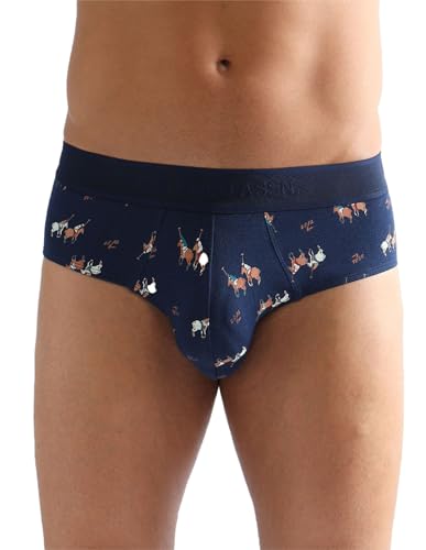 Image of U.S. Polo ASSN. Men PB005 Cotton Modal Printed Premium Underwear Brief -Pack of 1