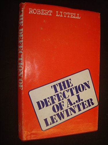 The Defection Of A J Lewinter B000W6X95K Book Cover