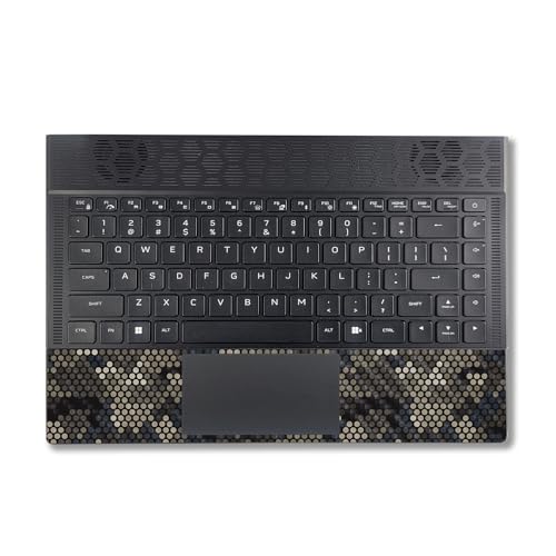 Image of MightySkins Carbon Fiber Skin Compatible with Alienware X14 R2 (2023) Full Wrap Kit - Camo Dots | Protective, Durable Textured Carbon Fiber Finish | Easy to Apply & Change Styles | Made in The USA