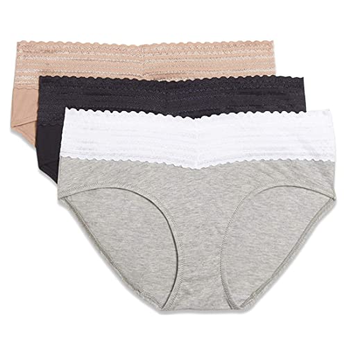 Image of Warner's womens Blissful Benefits No Muffin 3 Pack Hipster Panties
