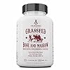 Ancestral-Supplements-Grass-Fed-Bone-and-Marrow--Whole-Bone-Extract-Bone-Marrow-Cartilage-Collagen-See-Other-Ingredients Ancestral Supplements Grass Fed Beef Bone and Marrow Supplement, 3000mg, Skin, Oral Health, and Joint Support Supplement, Promotes Whole-Body Wellness, Non GMO Whole Bone Extract, 180 Capsules