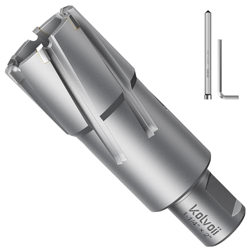 Kolvoii TCT Annular Cutter 1‑1/4" Diameter x 2" Depth, Mag Drill Bit