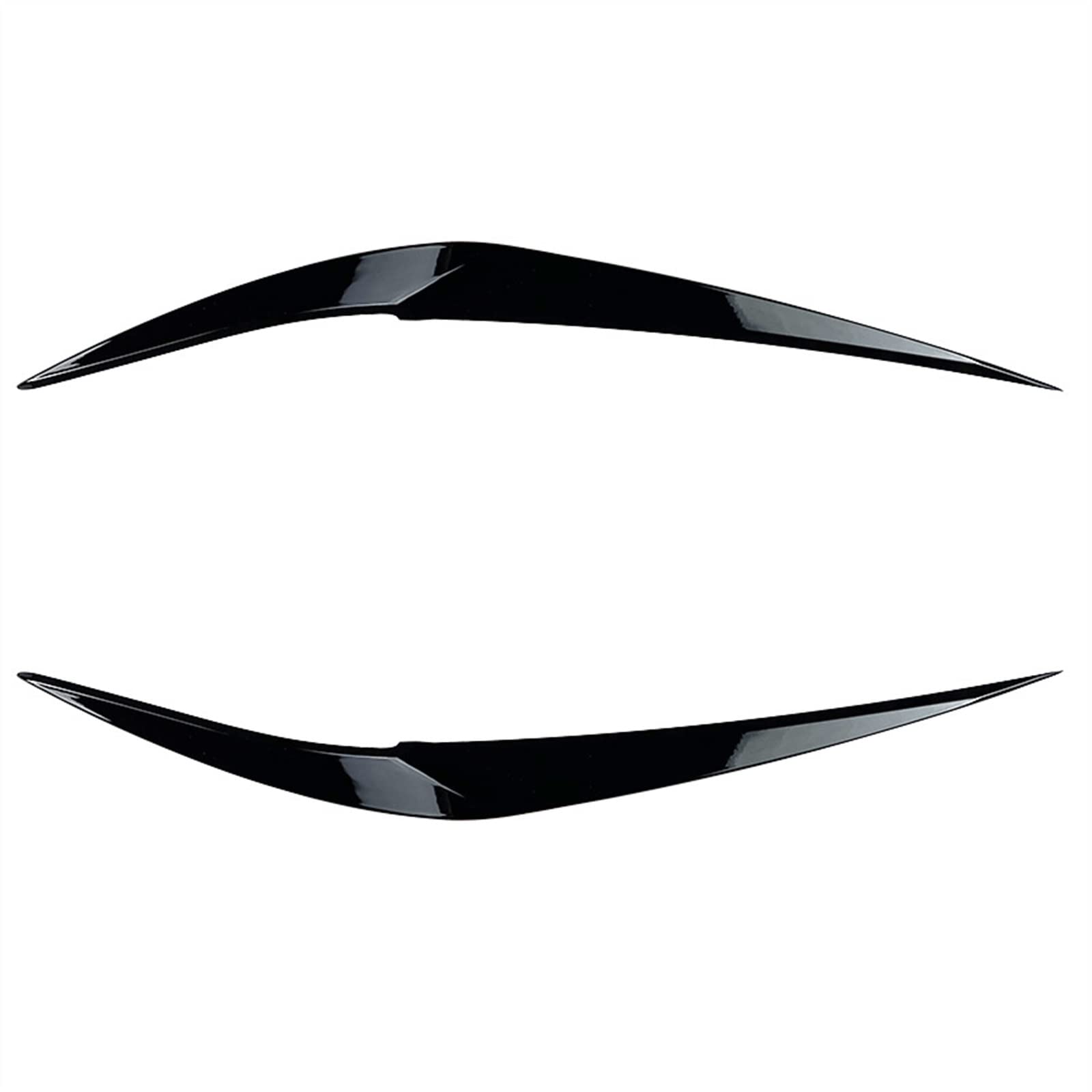 Car Modeling Headlight Eyelid Cover Brow Light Decorative Sticker for X1 F48 F49 2015 2016 2017-2022(Glossy Black)