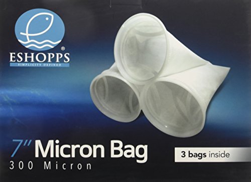 Eshopps 7" Round Filter Socks | 3 Pack | 300 Micron #TOP2