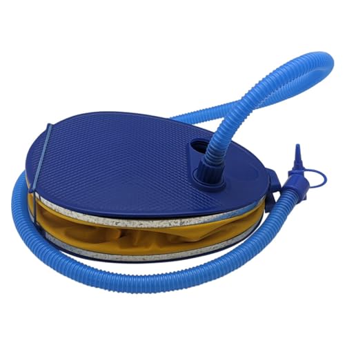 Generic Bellow Foot Air Pump - for Outdoor Recreation, Inflatable Toys, recliners, PVC Boats, air mattresses, Tubes & More, Blue
