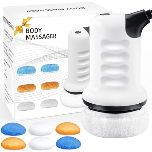 KILIME Máquina de esculpir el cuerpo – Masajeador de celulitis con 6 almohadillas lavables y 4 cabezales de masaje, regalos de cumpleaños para mujeres, mamá, ella, máquina de esculpir cuerpo para