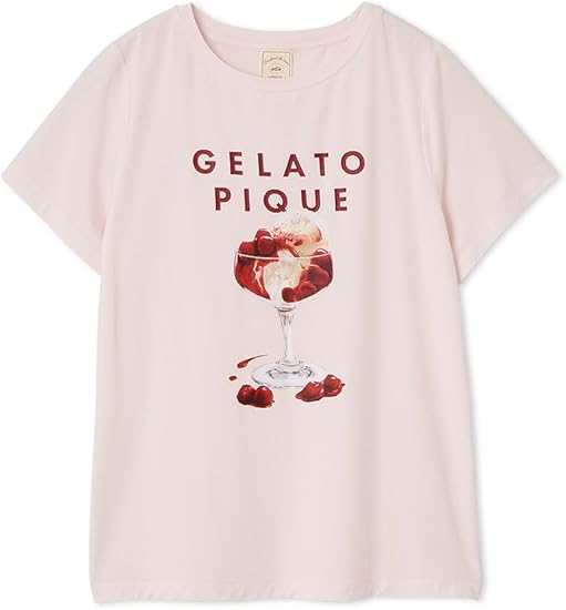GELATO PIQUE ジェラートピケ　デザートロゴTシャツ上下セット GELATO PIQUE ジェラートピケ デザートロゴTシャツ上下セット