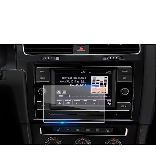 Verre trempé de navigation GPS 6.5 pouces pour Golf 7 Variant 2018