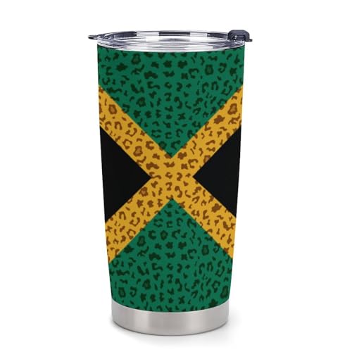 Portavasos para auto estampado Jamaica 4 piezas 2.6 pulg miniatura 1