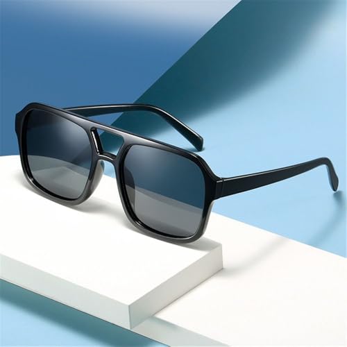 Retro Sunglasses Unisex Stylish Big Frame Sun Glasses Ins Style Shades Sunglasses Fashion Black Frame Shades2