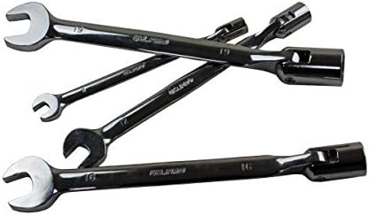 US Pro, 2081 12 Pcs Flexible Head Open End Allen Key Set 8-19mm