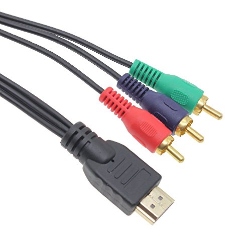 MMRM HDMI macho a 3 RCA cable de vídeo AV de audio componentes Convertir Hub Cable 3-RCA Cable adaptador AV