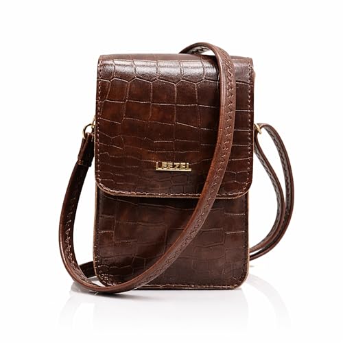 Image of LEEZEL Women's Girls Wallet Sling Bag for Mobile Cell Phone Holder