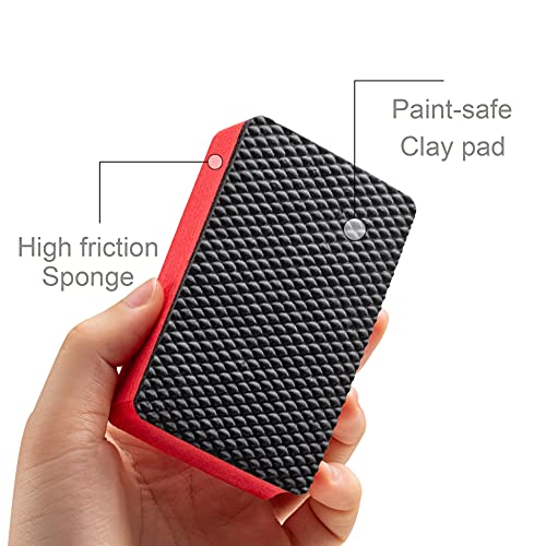 8Pcs Clay Bar Sponge, Fine Grade Auto Detailing,Magic Car Pad Block Cleaning, Wax Polish Pad Tool, Kitchen Cleaning Sponge Home Cleaner, Reusable And Washable #TOP4