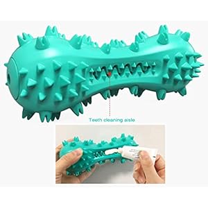 Carllg Puppy Teething Chew Toys, Dog Toys for Aggressive Chewers, Indestructible Tough Durable Dog Toothbrush Toys, Squeaky Interactive Dog Toy for Small Medium Large Breed