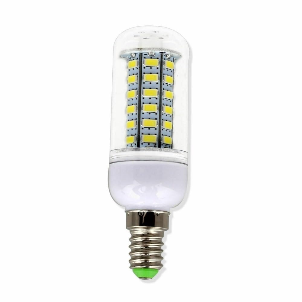 NXCVBNKZJ KJXP Lighting, Pack of 20, LED Corn Light Bulbs AC220V 6W E14/E27/B22/G9/GU10 72-5730SMD Home Office Lamp(Warm White,E14 6W)