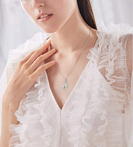 S925 Sterling Silver Cremation Urn Memorial Pendant Necklace with Hollow Urn Cremation Jewelry for Ashes4