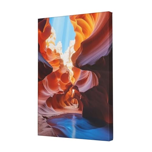 Impression HD Antelope Canyon decoration murale pour salon chaleureux