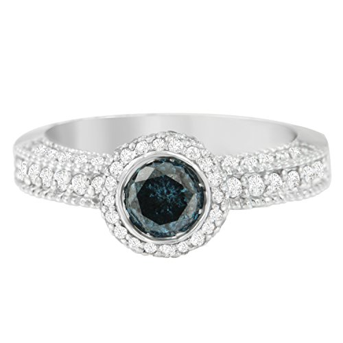 Original Classics 14K White Gold Round Cut Diamond Ring (1 1/2 Cttw, H-I Color, I1-I2 Clarity) - Size 6-1/4