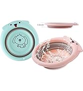 Yutianli 2pk Collapsible Wash Basin,Portable Baby Bottle Wash Basin.Travel Wash Basin Suitable fo...