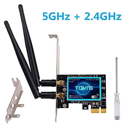 TGVi's WiFi Card for PC, PCIE WiFi Card Dual Band, Internal WiFi Adapter
