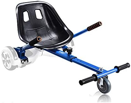 Hoverboard Go Kart Seat Attachment Hoverboard Accessories Conversion Kit, Adjustable Frame, Suitable For Kids Adults, Compatible With 6.5 8 10, Transforming Into Go-Kart, Blue