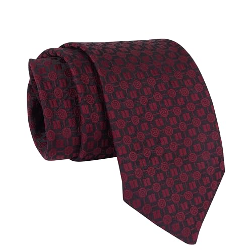 Image of Calixto Men's Microfibre Italian Designer Necktie Gift Set, Floral Printed Tie (Pack of 1)