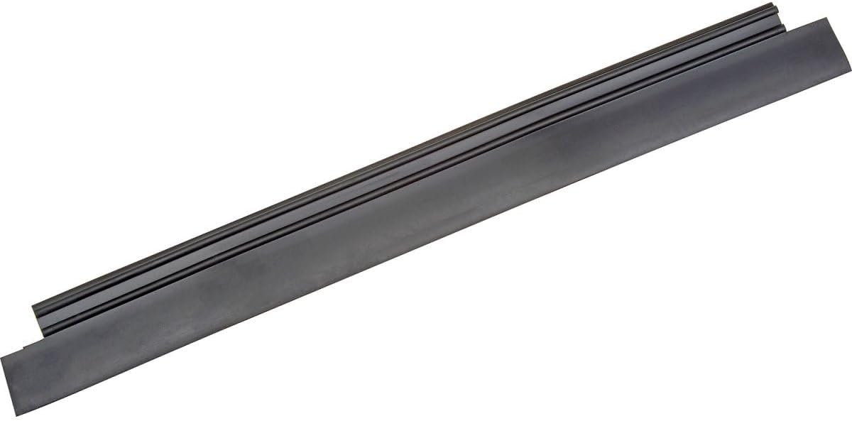 Global Industrial RP6483 Replacement Rubber Skirts for 641245 Floor Scrubber - Black