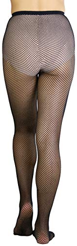 Image of ToBeInStyle Women's Sexy Vibrant Fine Classic Fishnet Full Footed Pantyhose