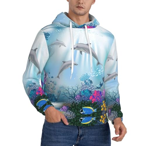 Sweat à capuche Blue Ocean pour homme, idéal pour les balades en mer