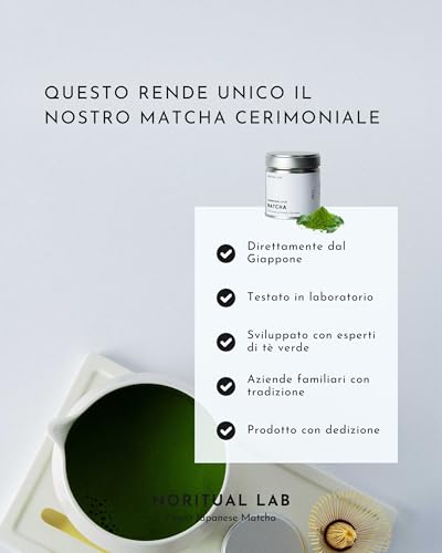 Ceremonial Matcha Kyu – Pura Polvere Di Tè Verde Dal Giappone – Tè Giapponese Originale Di Prima Raccolta – 100% Naturale E Testato In Laboratorio – 40G - 6