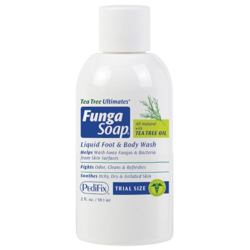 Pedifix FungaSoap Tea Tree Oil Foot &amp; Body Wash, Travel Size, 2 fl oz.