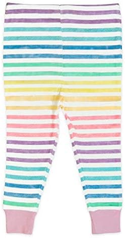 Miniatura 5 de HonestBaby Pijama de 2 piezas para dormir, 100% algodón orgánico, para bebés, niños pequeños, niñas