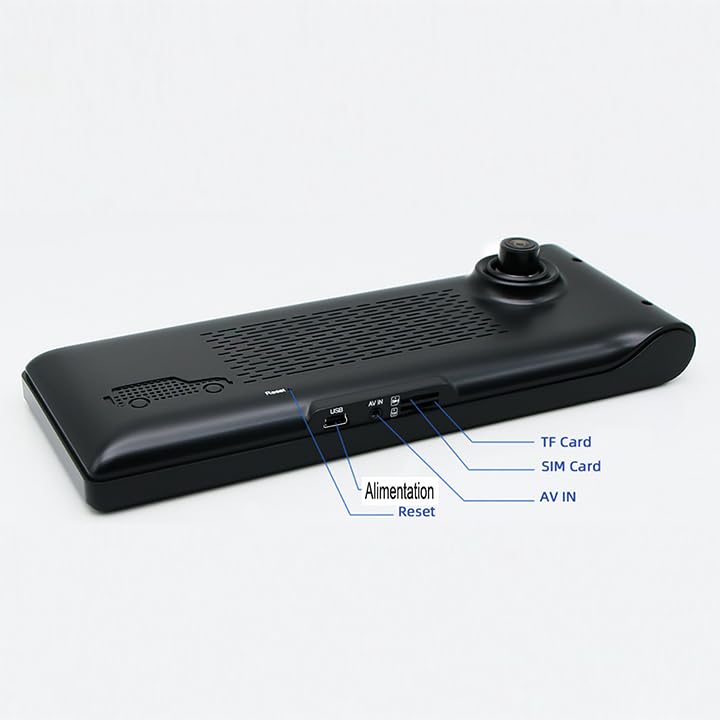 GPS Camping Car 7 Pouces NaviPro DVR, Dashcam - Caméra de Route intégrée, Europe + Maroc, Aires De Camping - Mise A Jour Gratuite A Vie
