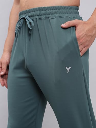 Image of TECHNOSPORT Men Mid Rise Regular Fit Active Track Pant - (MPOR15) Pack of 1