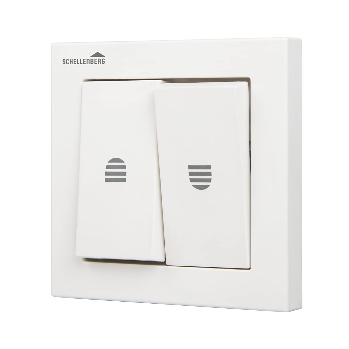 Schellenberg 25006 Interruptor de persiana con función de enclavamiento, empotrado, blanco