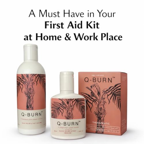 Image of Generic,Q-BURN: Burn oil, Qburn, medicated oil that soothes the excruciating pain of burn wounds, heals without leaving scars, prevents wound infection, 100% natural