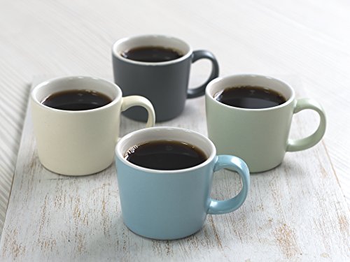 La Cafetière, Conjunto de tazas de café exprés ideal para regalo, Multicolor, 4 piezas - Imagen 3