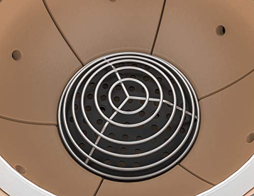 onlyfire BBQ Holzkohlekörbe Holzkohle Briquette Fuel Halter,Feuerstarter Kompatibel für Kamado Joe Classic Large BGE