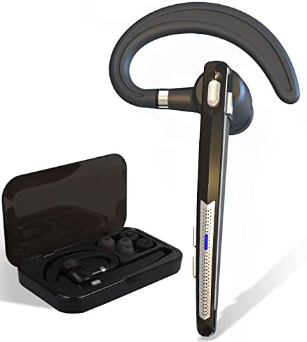 Bluetooth Headset HonShoop Bluetooth 5.0 in Ear Bluetooth Earpiece Wireless Headphones Promoting sound clear Earphones with Mic for Business/Workout/Driving (Grey)