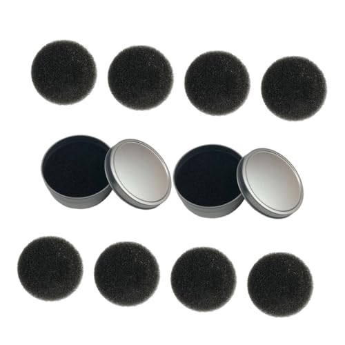 TOVINANNA 1 Set 15pcs Reusable Makeup Remover Pads Dry Cleaning Makeup Sponge Quick Dry Cleaning Mat Makeup Brush Cleaner Safe Washable for Travel