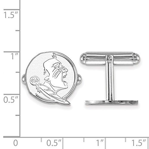 Gemelos LogoArt Florida State University Plata Esterlina miniatura 2
