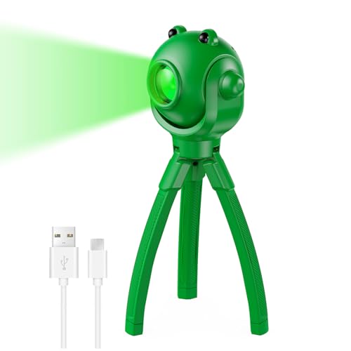 TOLYS Frog Kids Flashlight – Rechargeable LED Torch with 8 Color Modes, USB-C, Fun Flashlight for Boys & Girls, Perfect for Parties, Camping & Outdoor Adventures