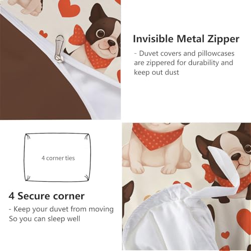 Housse de couette animaux lavable pour un lit propre et sans plis - 8