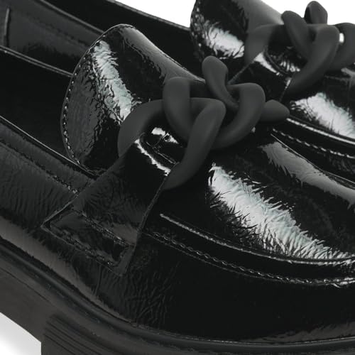 Image of MARCO TOZZI Women's Elegant Vegan Loafer with Heel