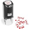 ExcelMark Round Teacher Stamp - SPOT ON! - RED Ink