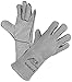 Produktbild ACE SafeWeld 1 Paar Schweißerhandschuhe - Lange Leder-Schutz-Handschuhe für Schweißer - EN 388/12477 - Weiß/Grau - 09/L