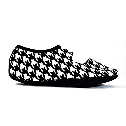 Image of Nufoot Women's Mary Janes Best Foldable & Flexible Flats, Travel & Exercise, Dance, Yoga Socks, Indoor Shoes, Slippers
