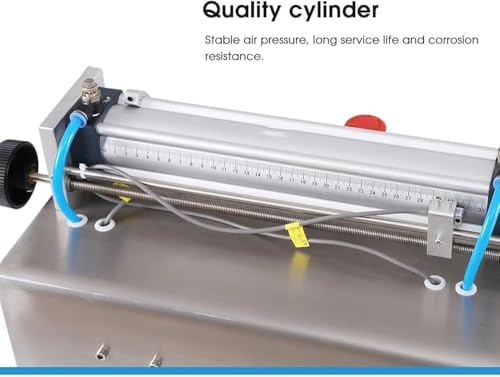 Semi-Automatic Pneumatic Liquid Filling Machine for Drinks, Juices & Alcohol - Versatile Filler for 250-2500ML Bottles, Ideal for Small to Medium Production