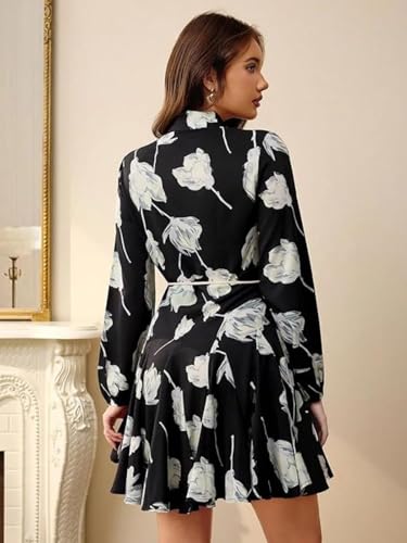 Image of Leriya Fashion Mini Dress for Women | One Piece Dresses for Womens |Mini Dresses Rayon for Women Stylish |Summer Casual Outfit Events, Date & Evening Look |Tunic Shirts for Women